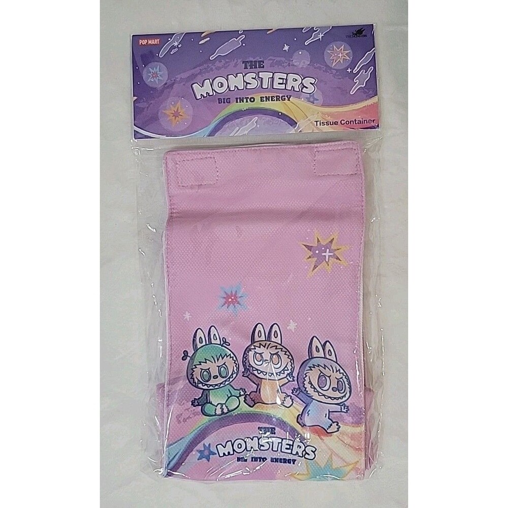 NIB AUTHENTIC POP MART LABUBU The Monsters Big Into Energy Storage Bag Pouch